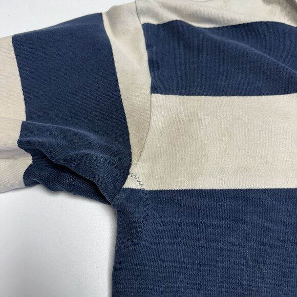 Barbarian Rugby Wear Shirt Mens Large 21x26.5 Gonzaga Striped Logo - Picture 5 of 15